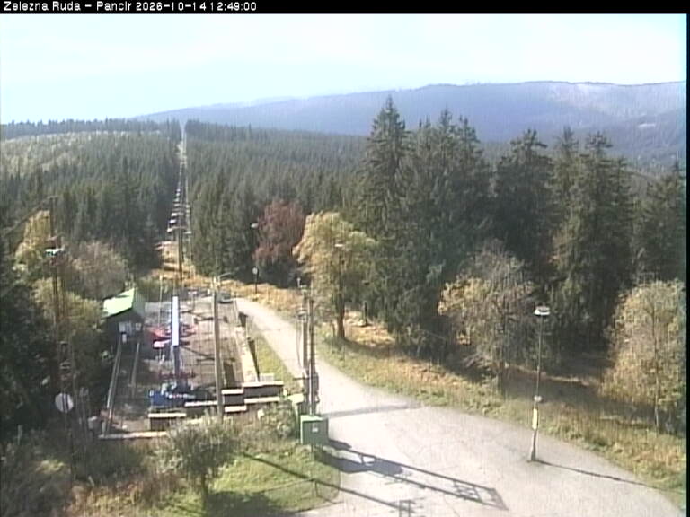 Webová kamera Železná Ruda - Pancíř, Nad Nádražím, 796 m - bergfex