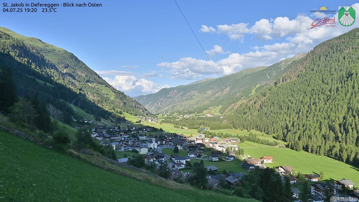 bergfex - Webcam St. Jakob im Defereggental - Brunnalm / St. Jakob im