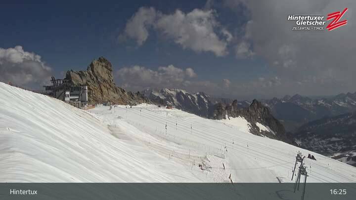 Webcam Gefrorene Wand, Hintertux, 3250m - bergfex