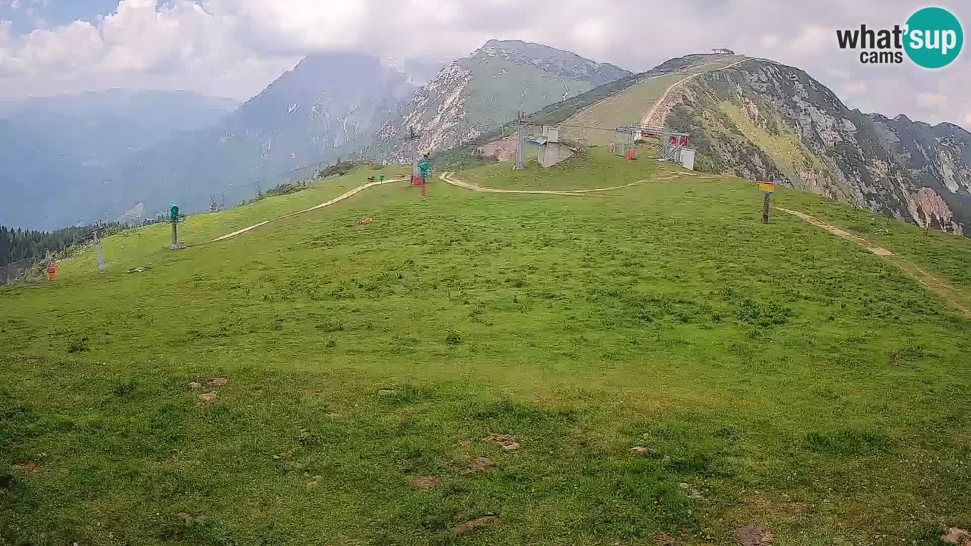Webcam Zg. Postaja Tiha Dolina, Krvavec, 1596m - bergfex