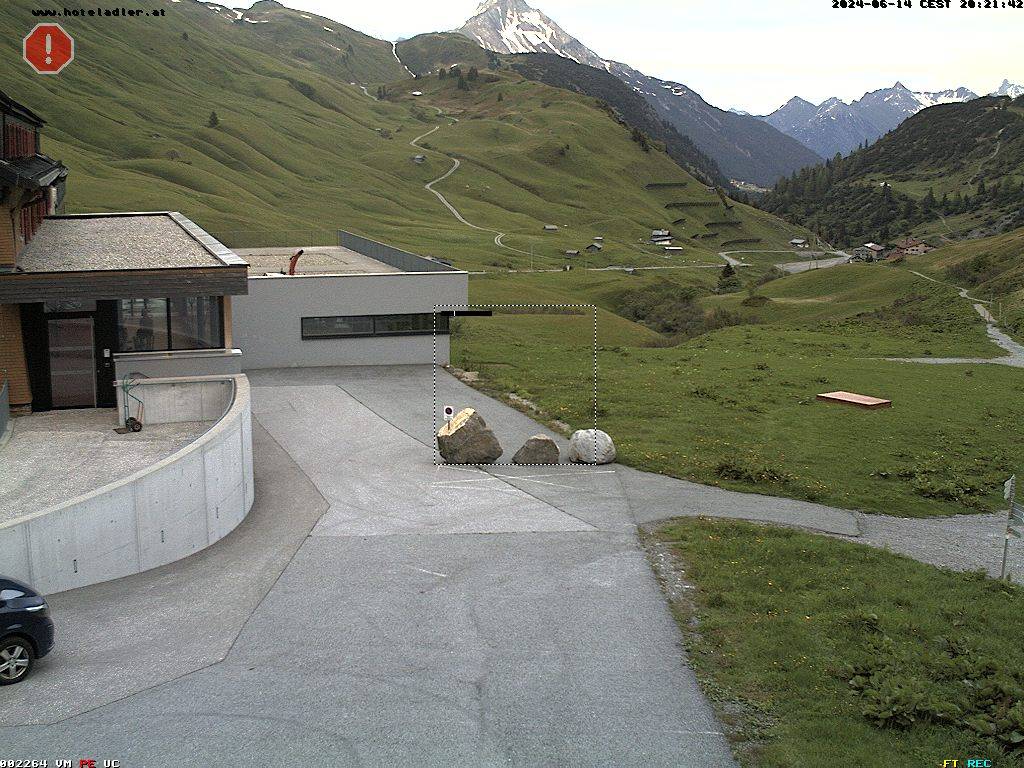 bergfex - Webcam Warth - Hotel Adler - Warth - Schröcken am Arlberg - Cam - Livecam