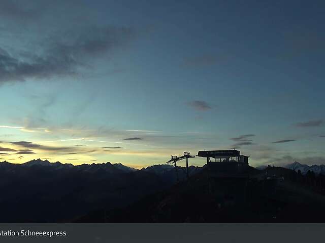 Bergstation Schneeexpress