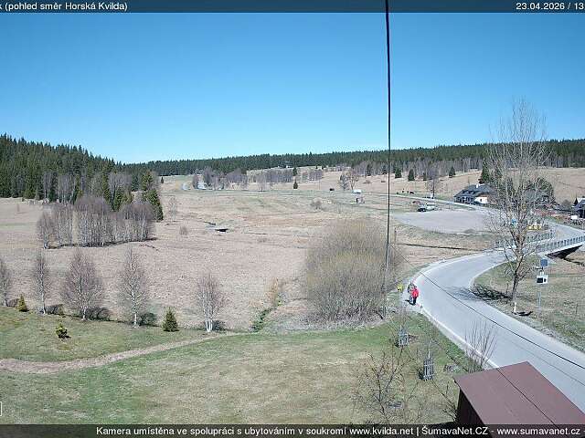 Kvilda - Jezerni potok (pohled smer Horská Kvilda)