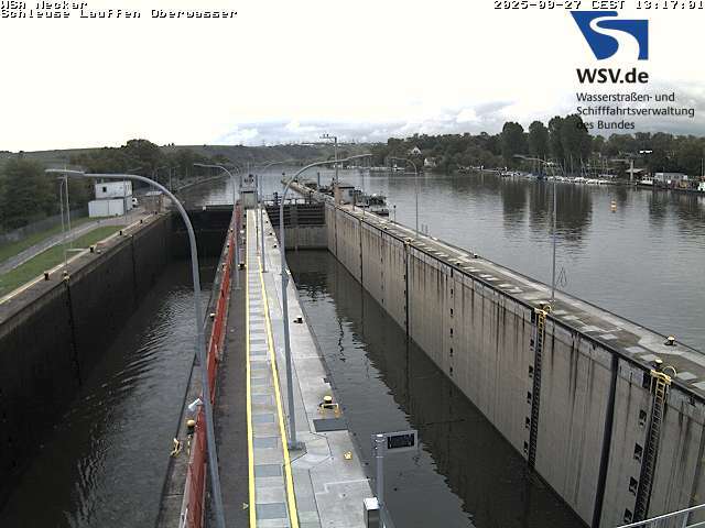 Schleuse Lauffen Oberwasser