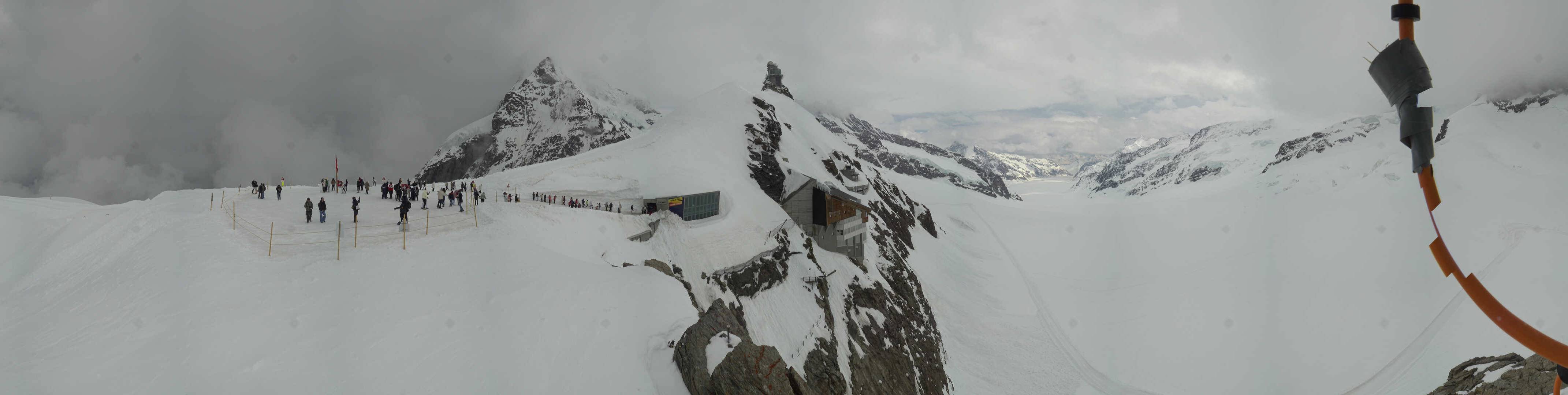 bergfex - Webcam Jungfraujoch - Jungfrau Ski Region Grindelwald - Wengen - Cam Panorama - Livecam