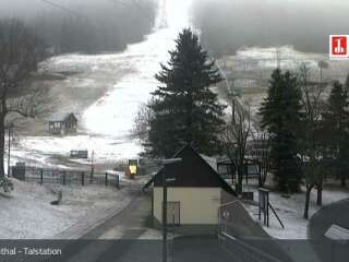 Blick zum Fichtelberg