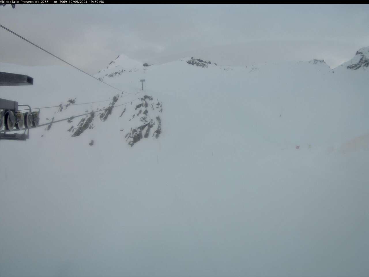 bergfex - Webcam Ghiacciaio Presena - Presena Gletscher - Adamello Ski - Cam  - Livecam