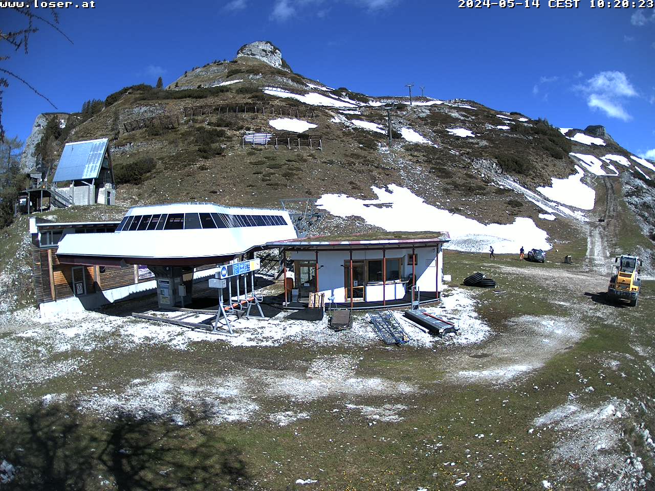 bergfex - Webcam Loserfenster - Loser - Altaussee - Schneebären - Cam Loserfenster Talstation und Hochanger - Livecam